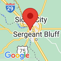 Map of South Sioux City, NE US